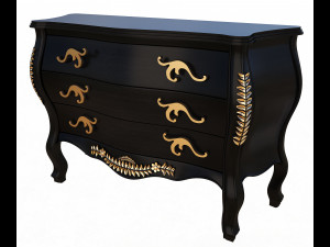 classic comode furniture design afaq 3D Model