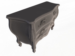 classic comode furniture design afaq 3D Model