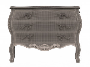 classic comode furniture design afaq 3D Model