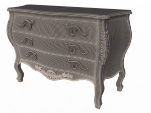 classic comode furniture design afaq 3D Model