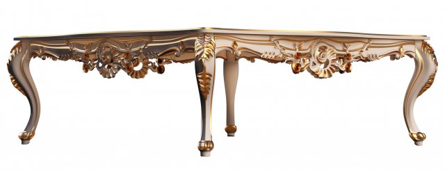 classic tea table furniture design sw Modelo 3D .c4d .max .obj .3ds .fbx .stl .blend 