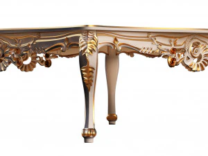 classic tea table furniture design sw 3D Model