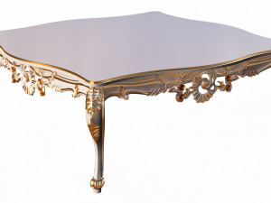 classic tea table furniture design sw Modelo 3D
