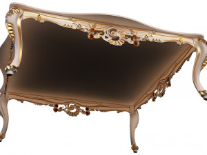 classic tea table furniture design sw Modelo 3D