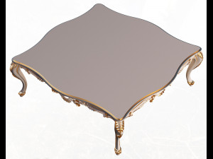 classic tea table furniture design sw Modelo 3D