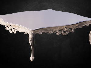 classic tea table furniture design sw Modelo 3D