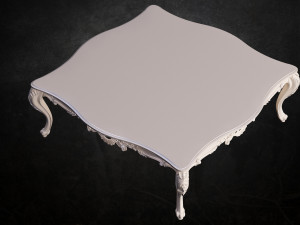 classic tea table furniture design sw Modelo 3D