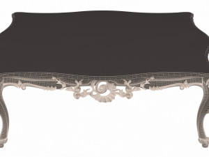 classic tea table furniture design sw Modelo 3D