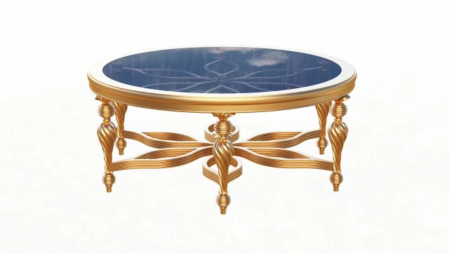 classic tea table furniture design sw yegane 3D Model .c4d .max .obj .3ds .fbx .stl .blend 