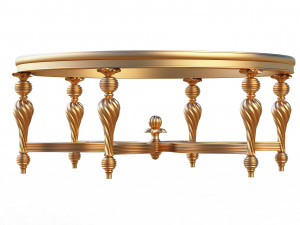 classic tea table furniture design sw yegane Modello 3D