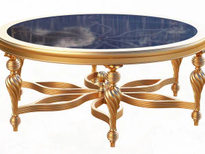 classic tea table furniture design sw yegane 3D Model