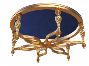 classic tea table furniture design sw yegane Modello 3D