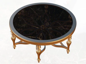 classic tea table furniture design sw yegane 3D Model