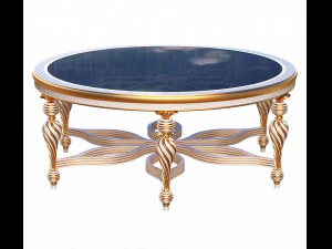 classic tea table furniture design sw yegane 3D Model