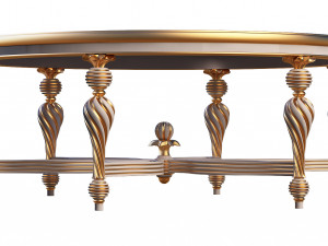 classic tea table furniture design sw yegane Modello 3D