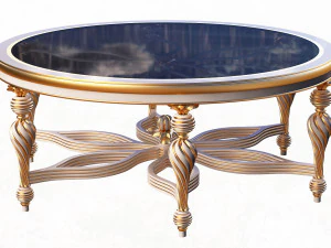 classic tea table furniture design sw yegane 3D Model