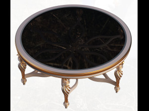 classic tea table furniture design sw yegane Modello 3D