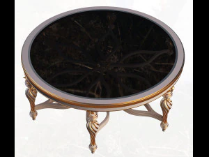 classic tea table furniture design sw yegane 3D Model