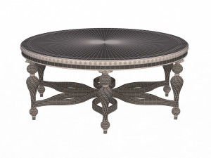 classic tea table furniture design sw yegane Modello 3D
