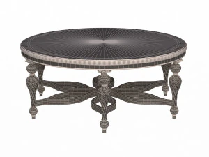 classic tea table furniture design sw yegane 3D Model
