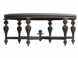classic tea table furniture design sw yegane Modello 3D