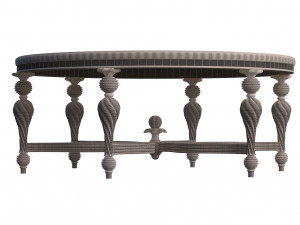 classic tea table furniture design sw yegane Modello 3D