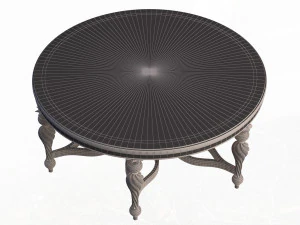 classic tea table furniture design sw yegane 3D Model