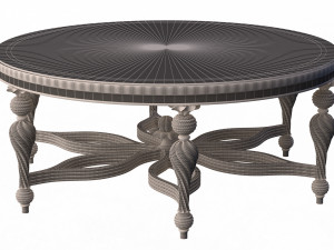 classic tea table furniture design sw yegane Modello 3D
