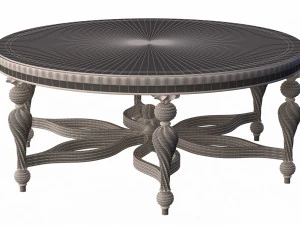 classic tea table furniture design sw yegane 3D Model