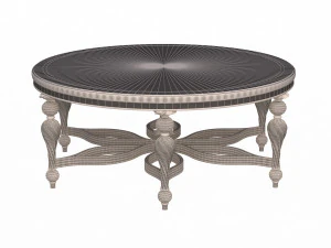 classic tea table furniture design sw yegane 3D Model