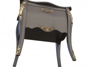 Дизайн мебели для спальни Тумба AFAQ киви 3D Модель