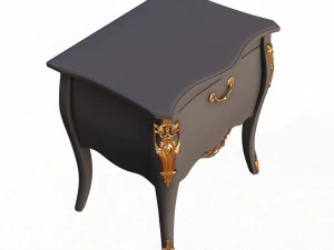 Дизайн мебели для спальни Тумба AFAQ киви 3D Модель