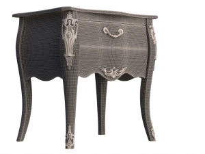 Дизайн мебели для спальни Тумба AFAQ киви 3D Модель