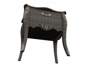 Дизайн мебели для спальни Тумба AFAQ киви 3D Модель