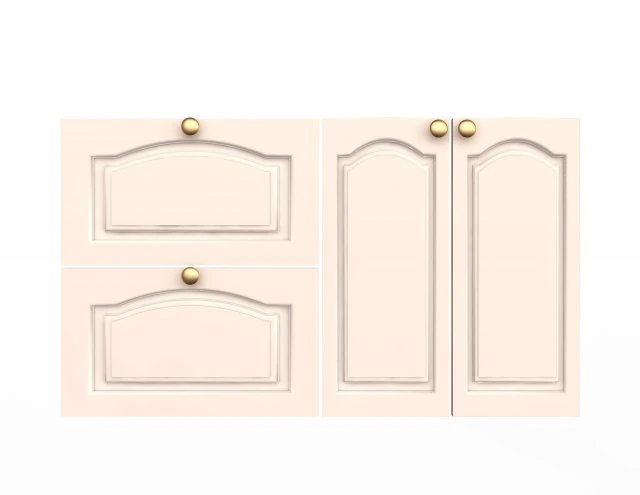 kitchen cabinet door classic zaur 3D Model .c4d .max .obj .3ds .fbx .stl .blend 