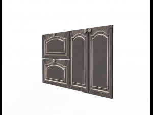 kitchen cabinet door classic zaur 3D Model