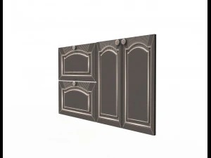 kitchen cabinet door classic zaur 3D Model