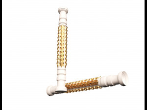 classic baluster shahin 3D Model