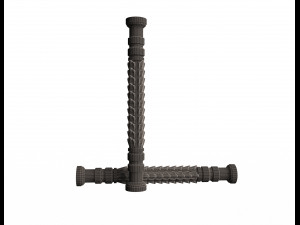 classic baluster shahin 3D Model