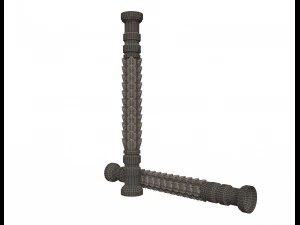 classic baluster shahin 3D Model