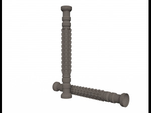 classic baluster shahin 3D Model