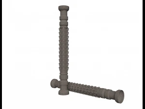 classic baluster shahin 3D Model