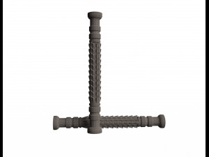 classic baluster shahin 3D Model