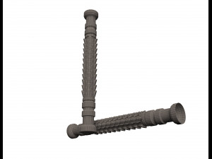 classic baluster shahin 3D Model