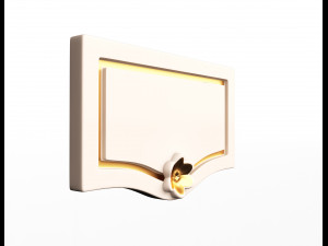 kitchen cabinet door classic yegane Modelo 3D
