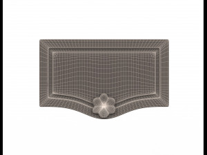 kitchen cabinet door classic yegane Modelo 3D