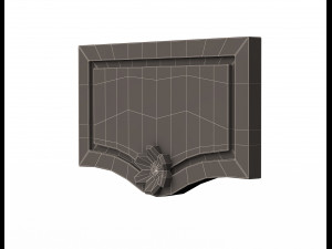 kitchen cabinet door classic yegane Modelo 3D