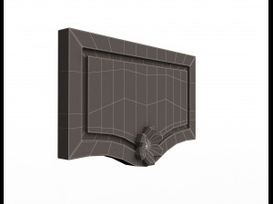 kitchen cabinet door classic yegane Modelo 3D