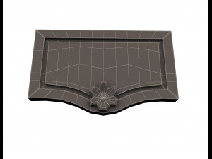 kitchen cabinet door classic yegane Modelo 3D