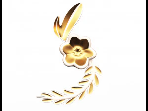 резьба по гипсу лепнина украшение нене 3D Модель